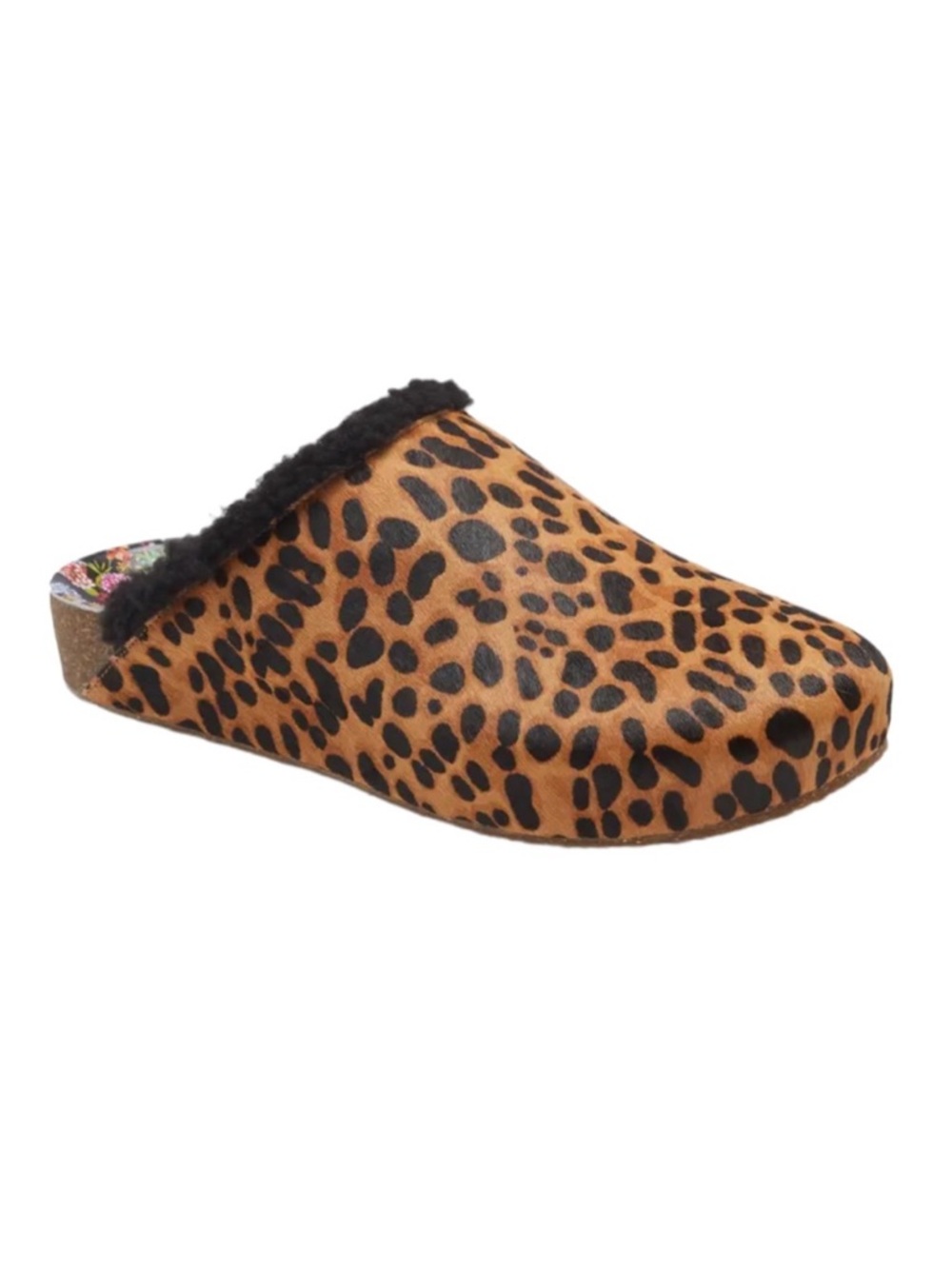 Johnny Was Genuine Calf Hair Mules Size 10 NWOT